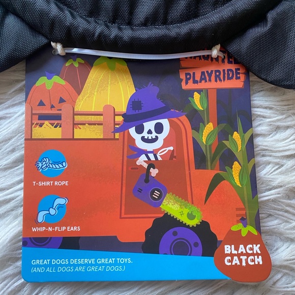 NEW Bark “fetch it” black cat halloween toy for dogs of all sizes. - Picture 3 of 3